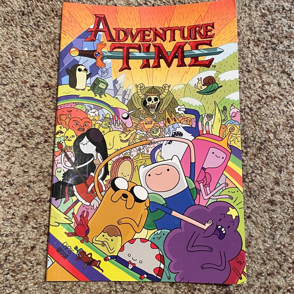 Adventure Time Comic Book with Colorful Cover